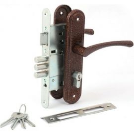 Врезной замок ЗЕНИТ Омега-ЗВ4.2.01 медь 20737 