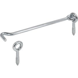 Накидной крючок с осью VORMANN 200 мм, d 6,0 мм, оцинкованный 00082 200 Z 
