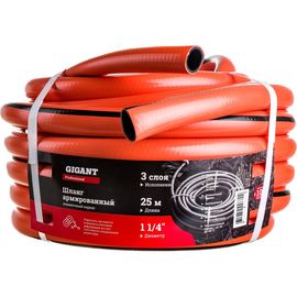 Армированный шланг Gigant Professional 1 1/4"", 25 м, 3 слоя, навивочный каркас GRH-02 