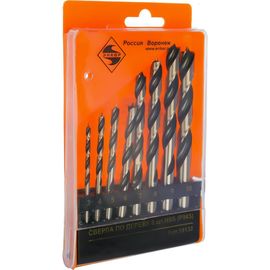 Набор сверл по дереву 8 шт.(D 3; 4; 5; 6; 7; 8; 9; 10 мм) Энкор 19132 