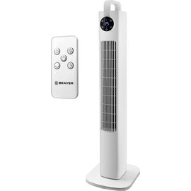 Колонный вентилятор BRAYER LED дисплей, 3 скорости, таймер BR4957 