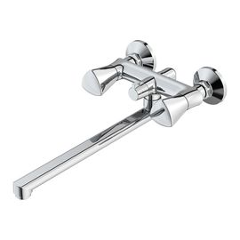 Смеситель для ванны IDDIS Bounce BOUSBL2i10WA с длинным изливом с керамическим дивертором 