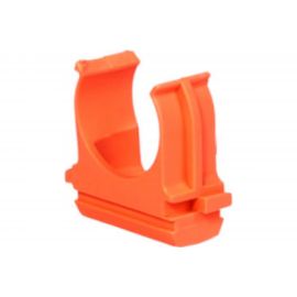 Крепеж-клипса для труб Урал ПАК оранжевая, d20 мм, 10 шт. АТ-40120-010 