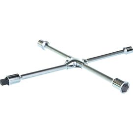 Крестовой ключ 17 19 21 22 мм , адаптер 1/2 L=400мм FORCE 681B400 