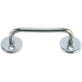 Ручка-скоба Россия РС80-2 покрытие белый цинк 80 мм 37691-080 