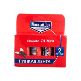 Липкая лента от мух Чистый дом с аттрактантом 02-601 