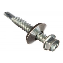 Кровельный саморез Tech-Krep КР ZP сверло 5,5х38 60 шт, коробка с окном 124628 