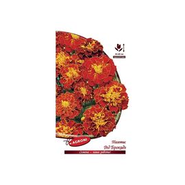 Семена Агрони Тагетес отклоненный бархатцы РЭД БРОКАДЭ 5466 