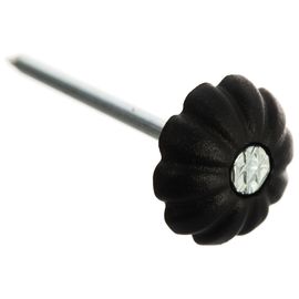 Обойные гвозди с декоративной головкой VIPкрепеж чёрные, 75 шт. 25102 VIPS 