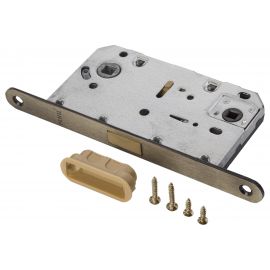 Сантехническая магнитная защелка с пластиковой ответной планкой RENZ бр.ант INLBM 5096 pl AB 