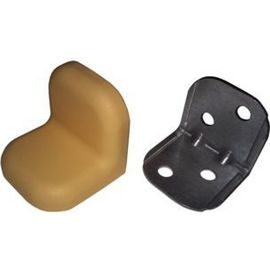 Мебельный уголок с декоративной накладкой Левша 28х28х28 мм, бежевый, 4 шт. У8-5139.Беж 