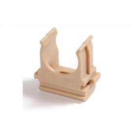 Крепёж-клипса для труб Промрукав АБС-пластик сосна д16 100 шт. PR13.0048 