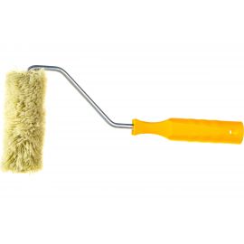 Мини-валик РемоКолор малярный с рукояткой Синтэкс , фасадный, ось 6мм, D15мм, 100мм, 06-1-501 