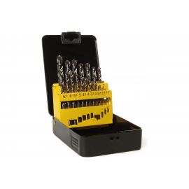 Набор сверл по металлу HSS-G из 19 штук металлическая упаковка ГРАНИТ 165206 