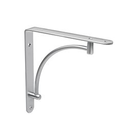 Арочный вогнутый кронштейн MFK-TORG 220х220 мат хром 73025 К-41 