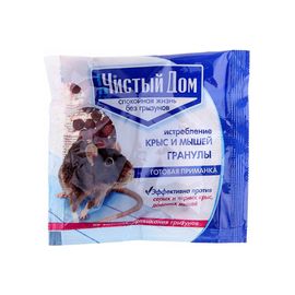 Гранулы от крыс и мышей Чистый дом 50 г 03-047 