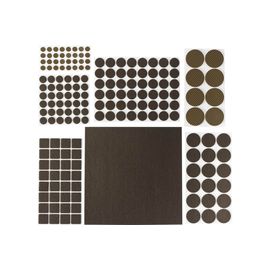 Самоклеящиеся накладки на мебельные ножки, набор "COMFORT" Stayer 175 шт, коричневые 40916-H175 