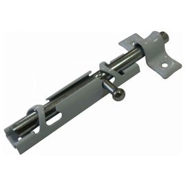 Накладная задвижка Левша ЗТ-12 белый/цинк У1-3149.БЦ 