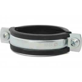 Сантехнический хомут для труб с гайкой СВК 2 М8 60-64 SVK-Fe050М8 