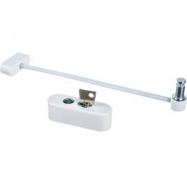 Тросовый ограничитель с ключом для ПВХ окон Левша белый У1-5779.Б 