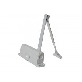 Дверной доводчик Trodos TD-100 с фиксацией 90 серебро 272036 