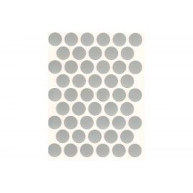 Заглушка на клею Локри пластина серый 50 шт. ЗКП серая 