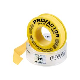 ФУМ лента PROFACTOR PF Professional желтая Ф55мм 12мм х 0,1мм х 12м PF FE 533 