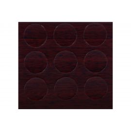 Заглушка на клею Локри пластина махагон 50 шт. ЗКП махагон 