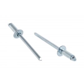 Заклепка вытяжная сталь/сталь (500 шт; 4x10 мм) Метизный двор 4690441026804 