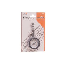 Автомобильный манометр АВТОСТОП BLACK "колесо" AB-40600 