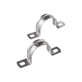 Металлическая двухлапковая скоба FORTISFLEX СМД INOX 31-32 мм 80138 
