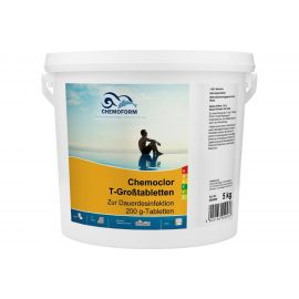 Таблетки CHEMOFORM Кемохлор Т медленно ра��творимые по 200 г, 5 кг 505005 