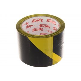 Сигнальная лента SPINO 70мм x 100м, чёрно - жёлтая, PE 78101 