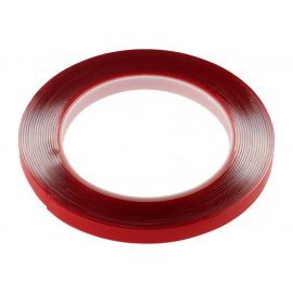 Двухсторонняя клейкая лента REXANT прозрачный, на акриловой основе, 9 мм, ролик 5 м 09-6509 