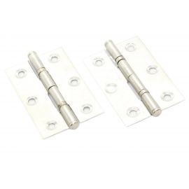 Карточная петля Brante 60х40 мм 2 шт. нержавеющая сталь 450237 