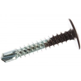 Саморез с прессшайбой Качественный крепеж коричневая 4,2х25 сверло 230 шт 0300305 КЧ 