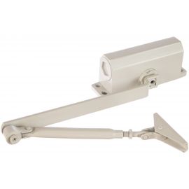 Дверной доводчик ЗУБР ПРОФЕССИОНАЛ для дверей массой до 40 кг, цвет белый 37911-50 