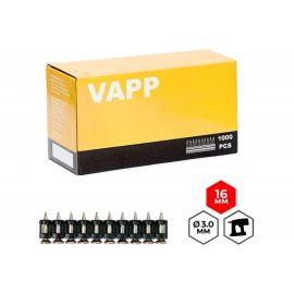Кованые гвозди для монтажного пистолета VAPP 16х3 мм VAPP.BP316 