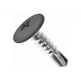 Саморез КРЕП-КОМП ПШC сверло 4,2х16 RAL7024 1000шт пшс167024 