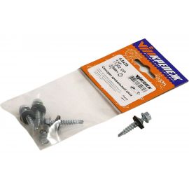 Кровельный саморез VIPкрепеж цинк 4,8/29 4шт 11002 VIP 