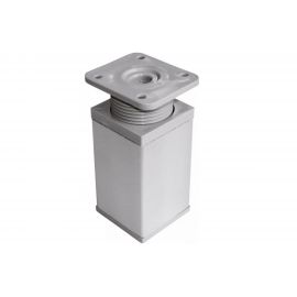 Ножка Tech-Krep 40х40х100 мм, квадрат, регулируемая сверху, алюминий 127474 