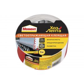 Светоотражающая клеящая ХозЛента Момент 48мм х 5м Б0023077 