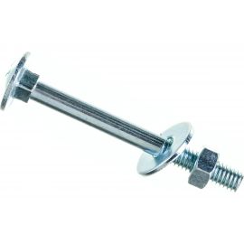 Болт Стройметиз М6х60 DIN 603 с гайкой DIN 934 и шайбой DIN 9021, цинк уп. 4 шт. 3180091 