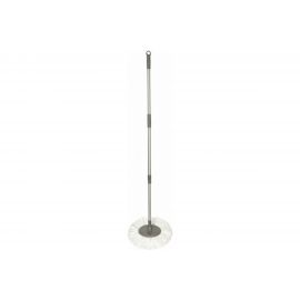 Швабра ЛАЙМА LAIMA для наборов для уборки с круглой насадкой из микрофибры, черенок 130 см, 606745 