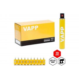 Усиленные гвозди для монтажного пистолета VAPP 16х3 мм, с газовым баллоном 165 мм VAPP.G-CN316 