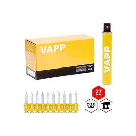 Усиленные гвозди для монтажного пистолета VAPP 27х3 мм, с газовым баллоном 165 мм VAPP.G-CN327 