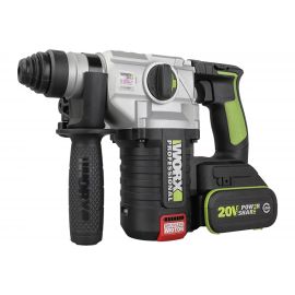 Аккумуляторный бесщеточный перфоратор WORX Professional WU388 20В, 24мм, 2.2 Дж, 4Ач х2, ЗУ 2А WU388 