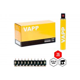 Кованые гвозди для монтажного пистолета VAPP 16х3 мм, с газовым баллоном 165 мм VAPP.G-BP316 