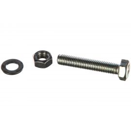 Пакет болт с гайкой и шайбой Метизный двор цинк м8х50мм 4 шт. 4607173901804 