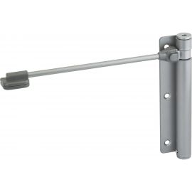 Дверной доводчик ALDEGHI LUIGI SPA правый, 170х39х225 мм, цвет: матовый хром, к-т: 1 шт + ключ с декоративными шурупами 114CS170D 